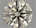 Natural Diamond 0.40 Carats, Round with Excellent Cut, K Color, SI2 Clarity and Certified by IGI