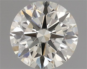 Picture of Natural Diamond 0.41 Carats, Round with Excellent Cut, J Color, VVS1 Clarity and Certified by GIA