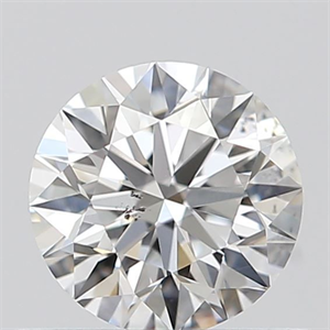 Picture of Natural Diamond 0.42 Carats, Round with Excellent Cut, G Color, SI1 Clarity and Certified by GIA