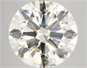 Natural Diamond 11.02 Carats, Round with Excellent Cut, J Color, VVS2 Clarity and Certified by IGI