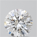 Natural Diamond 1.40 Carats, Round with Excellent Cut, D Color, IF Clarity and Certified by IGI