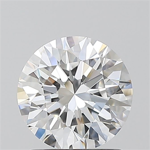 Picture of Natural Diamond 1.40 Carats, Round with Excellent Cut, D Color, IF Clarity and Certified by IGI