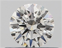 Natural Diamond 0.41 Carats, Round with Excellent Cut, H Color, VVS2 Clarity and Certified by GIA