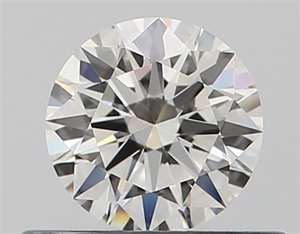 Picture of Natural Diamond 0.41 Carats, Round with Excellent Cut, H Color, VVS2 Clarity and Certified by GIA