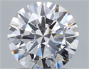 Natural Diamond 1.90 Carats, Round with Excellent Cut, D Color, VVS1 Clarity and Certified by GIA