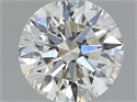 Natural Diamond 0.40 Carats, Round with Excellent Cut, H Color, SI1 Clarity and Certified by GIA