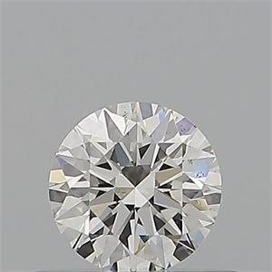 Picture of Natural Diamond 0.42 Carats, Round with Excellent Cut, I Color, VS2 Clarity and Certified by GIA