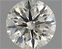 Natural Diamond 0.41 Carats, Round with Excellent Cut, K Color, VS1 Clarity and Certified by IGI