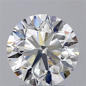 Picture of Natural Diamond 2.00 Carats, Round with Very Good Cut, H Color, SI1 Clarity and Certified by GIA