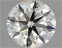 Natural Diamond 0.64 Carats, Round with Excellent Cut, K Color, VS2 Clarity and Certified by IGI