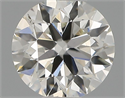 Natural Diamond 0.42 Carats, Round with Excellent Cut, I Color, VS2 Clarity and Certified by IGI