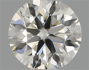 Picture of Natural Diamond 0.42 Carats, Round with Excellent Cut, I Color, VS2 Clarity and Certified by IGI