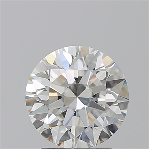 Picture of Natural Diamond 2.28 Carats, Round with Excellent Cut, H Color, VS2 Clarity and Certified by GIA