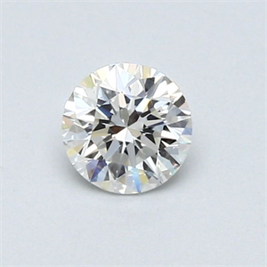 Picture of Natural Diamond 0.42 Carats, Round with Very Good Cut, G Color, VVS2 Clarity and Certified by GIA