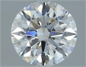 Natural Diamond 2.50 Carats, Round with Excellent Cut, H Color, SI1 Clarity and Certified by GIA