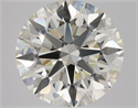 Natural Diamond 3.20 Carats, Round with Excellent Cut, J Color, VS1 Clarity and Certified by IGI