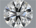 Natural Diamond 0.40 Carats, Round with Very Good Cut, H Color, VS1 Clarity and Certified by GIA