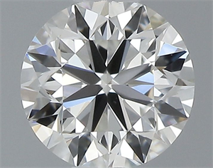 Picture of Natural Diamond 0.40 Carats, Round with Very Good Cut, H Color, VS1 Clarity and Certified by GIA