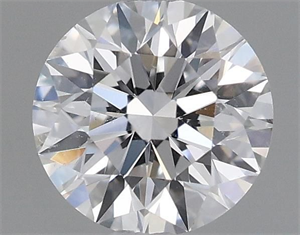 Picture of Natural Diamond 0.45 Carats, Round with Excellent Cut, E Color, SI2 Clarity and Certified by GIA