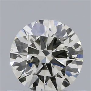 Picture of Natural Diamond 0.40 Carats, Round with Excellent Cut, I Color, SI1 Clarity and Certified by IGI