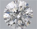 Natural Diamond 3.08 Carats, Round with Excellent Cut, E Color, SI2 Clarity and Certified by GIA