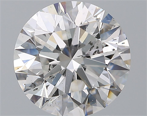 Picture of Natural Diamond 3.08 Carats, Round with Excellent Cut, E Color, SI2 Clarity and Certified by GIA