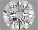 Natural Diamond 0.40 Carats, Round with Excellent Cut, H Color, VS2 Clarity and Certified by GIA