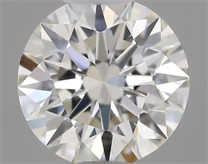 Picture of Natural Diamond 0.40 Carats, Round with Excellent Cut, H Color, VS2 Clarity and Certified by GIA