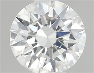 Picture of Natural Diamond 0.41 Carats, Round with Excellent Cut, E Color, VS2 Clarity and Certified by GIA