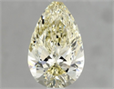 Natural Diamond 1.00 Carats, Pear with  Cut, K Color, VS2 Clarity and Certified by IGI