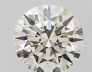 Picture of Natural Diamond 0.54 Carats, Round with Excellent Cut, K Color, VVS2 Clarity and Certified by GIA