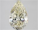 Natural Diamond 1.71 Carats, Pear with  Cut, K Color, VVS2 Clarity and Certified by IGI