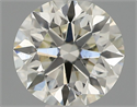 Natural Diamond 0.42 Carats, Round with Excellent Cut, J Color, VS2 Clarity and Certified by IGI