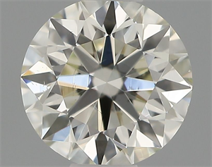 Picture of Natural Diamond 0.42 Carats, Round with Excellent Cut, J Color, VS2 Clarity and Certified by IGI