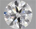 Natural Diamond 2.02 Carats, Round with Excellent Cut, I Color, IF Clarity and Certified by GIA