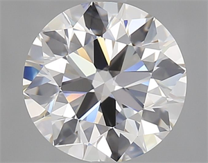 Picture of Natural Diamond 2.02 Carats, Round with Excellent Cut, I Color, IF Clarity and Certified by GIA