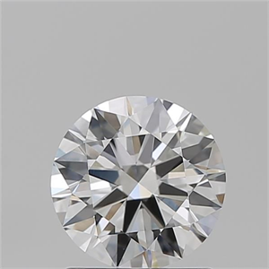 Picture of Natural Diamond 1.22 Carats, Round with Excellent Cut, E Color, IF Clarity and Certified by GIA