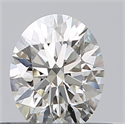 Natural Diamond 0.43 Carats, Round with Excellent Cut, K Color, VVS1 Clarity and Certified by GIA