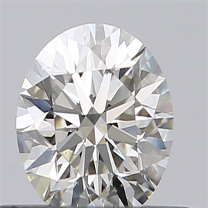 Picture of Natural Diamond 0.43 Carats, Round with Excellent Cut, K Color, VVS1 Clarity and Certified by GIA