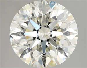 Picture of Natural Diamond 3.01 Carats, Round with Excellent Cut, I Color, SI2 Clarity and Certified by IGI