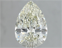 Natural Diamond 1.51 Carats, Pear with  Cut, J Color, SI1 Clarity and Certified by IGI