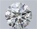 Natural Diamond 2.10 Carats, Round with Excellent Cut, I Color, VS2 Clarity and Certified by GIA