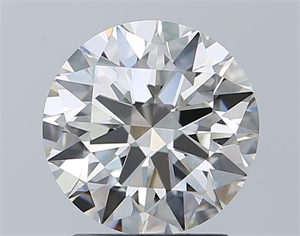 Picture of Natural Diamond 2.10 Carats, Round with Excellent Cut, I Color, VS2 Clarity and Certified by GIA