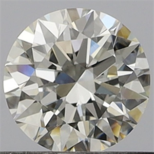 Picture of Natural Diamond 0.40 Carats, Round with Excellent Cut, H Color, VS1 Clarity and Certified by GIA