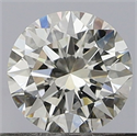 Natural Diamond 0.40 Carats, Round with Excellent Cut, I Color, VS1 Clarity and Certified by GIA