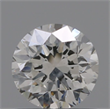 Natural Diamond 0.71 Carats, Round with Good Cut, G Color, I1 Clarity and Certified by GIA