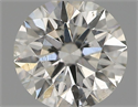 Natural Diamond 0.41 Carats, Round with Excellent Cut, H Color, SI2 Clarity and Certified by IGI