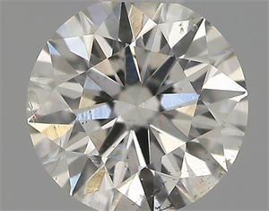 Picture of Natural Diamond 0.41 Carats, Round with Excellent Cut, H Color, SI2 Clarity and Certified by IGI