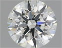 Natural Diamond 0.40 Carats, Round with Excellent Cut, I Color, VS1 Clarity and Certified by IGI