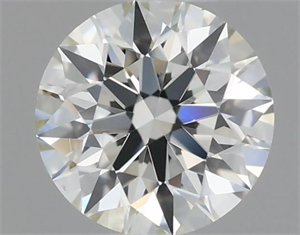 Picture of Natural Diamond 0.40 Carats, Round with Excellent Cut, I Color, VS1 Clarity and Certified by IGI